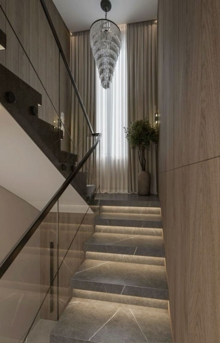 Thi Công Đá Granite Cầu Thang Nhà Phố Tại Hà Nội