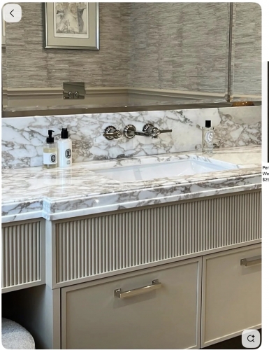 Thi Công Đá Marble Lavabo Phòng Tắm Biệt Thự Cao Cấp