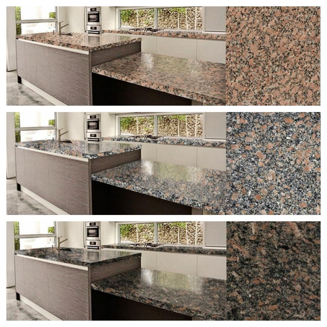 Ưu điểm đá granite nâu cho cầu thang mặt tiền bàn bếp