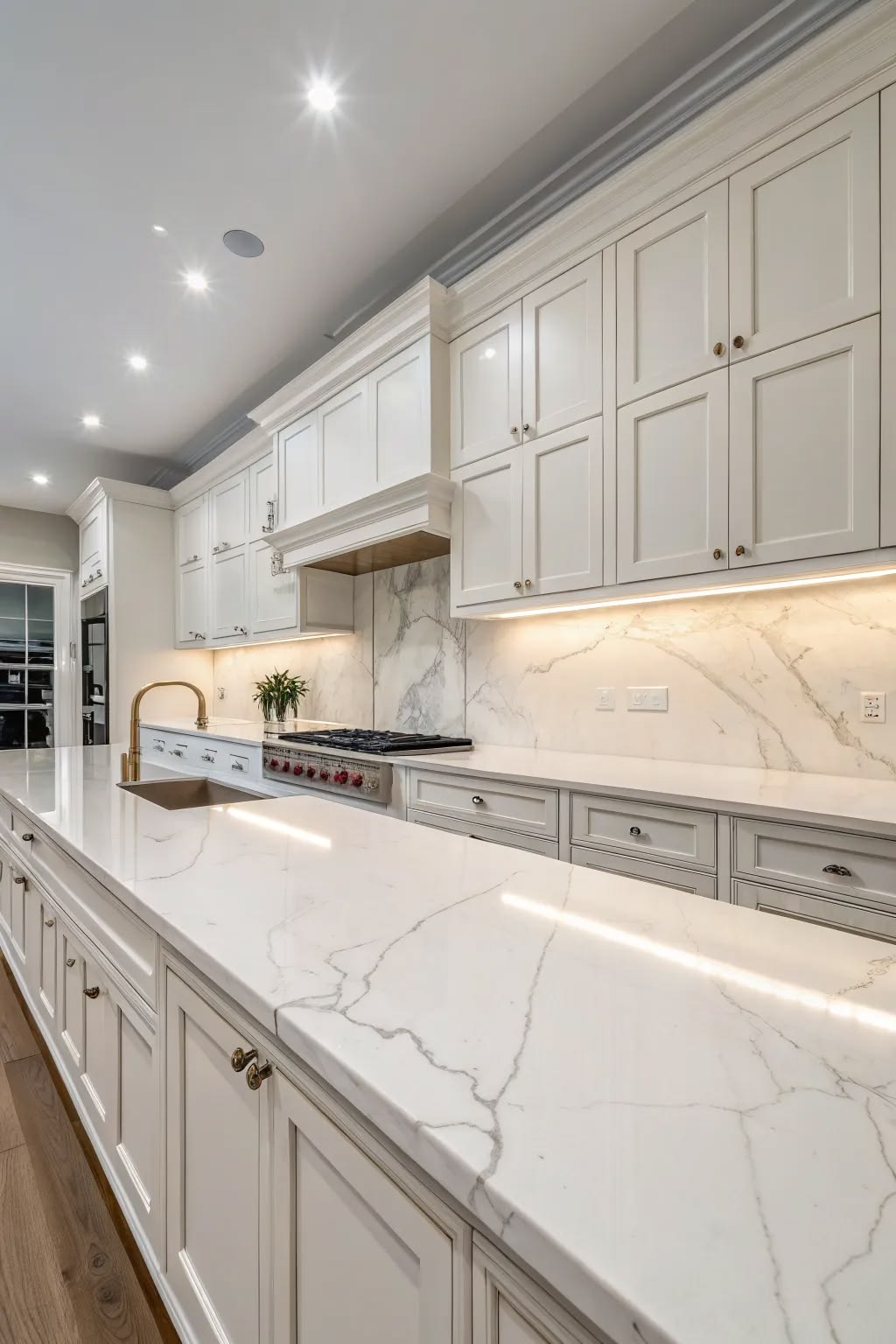 Đá nhân tạo gốc thạch anh dùng thay thế granite trong nội thất