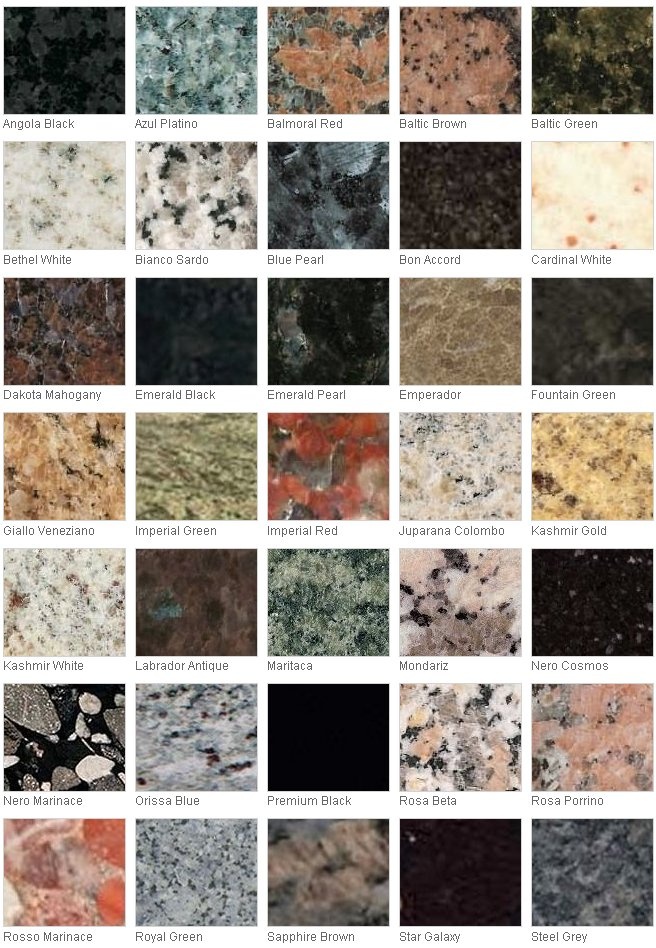 Các màu đá Granite đẹp và cách chọn màu cho công trình