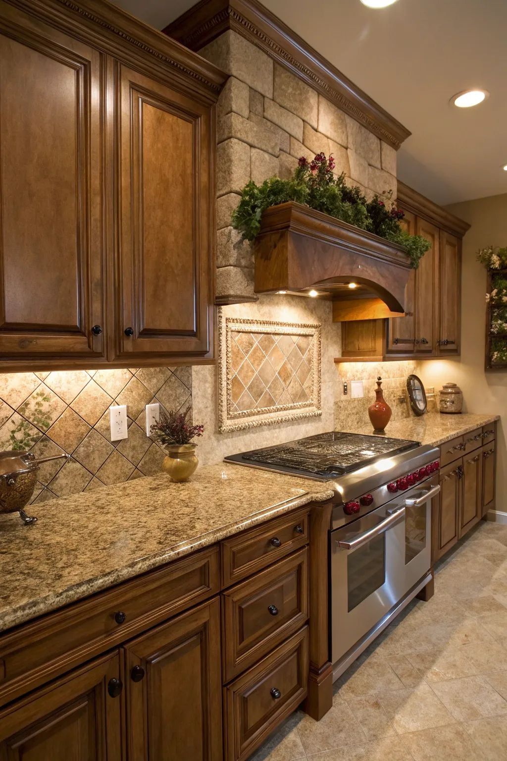 Granite màu xám vàng và nâu cho công trình
