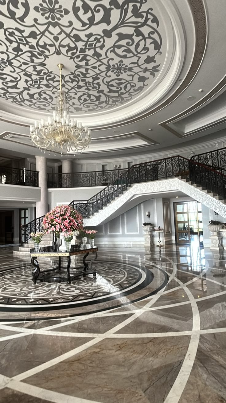 Nội thất biệt thự phối màu đá tự nhiên hài hòa và sang trọng