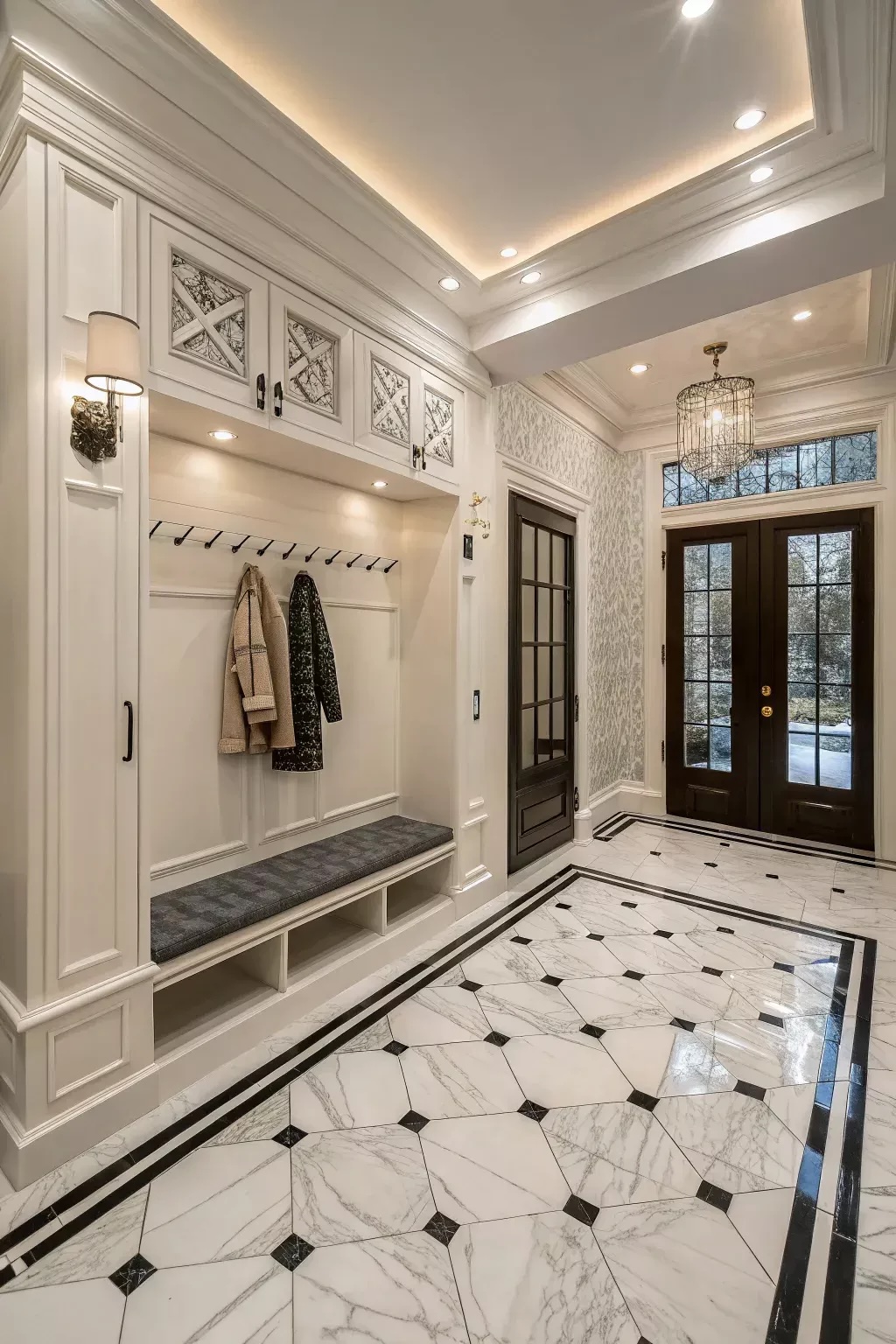 Thi công đá marble hoàn thiện tại công trình cao cấp