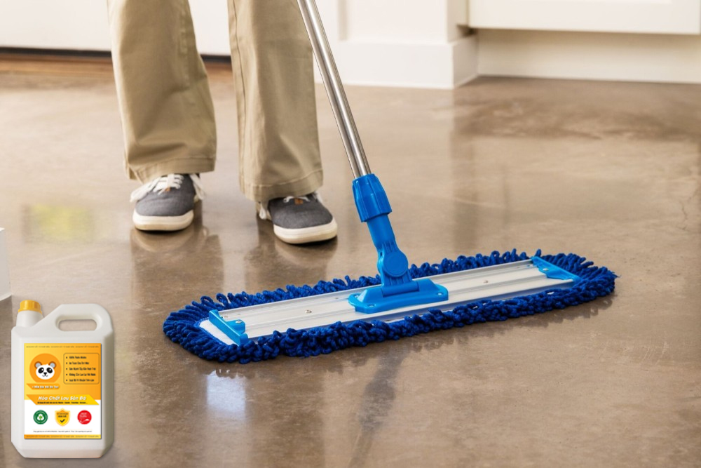 Bề mặt đá tự nhiên sau khi được vệ sinh và bảo dưỡng đúng cách