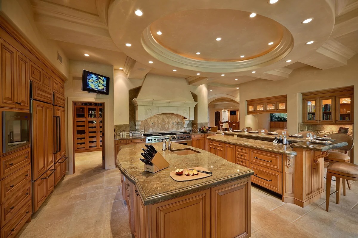 Thi Công Đá Granite Bàn Bếp Biệt Thự Cao Cấp