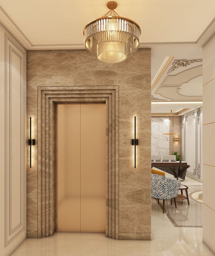 Thi Công Đá Granite Ốp Thang Máy Khách Sạn Cao Cấp