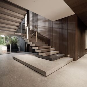 Bộ sưu tập đá ốp cầu thang cao cấp An Phát Stone mẫu 16