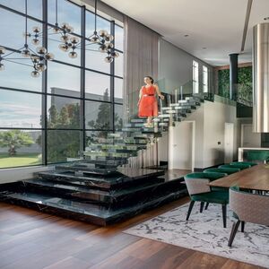 Bộ sưu tập đá ốp cầu thang cao cấp An Phát Stone mẫu 25