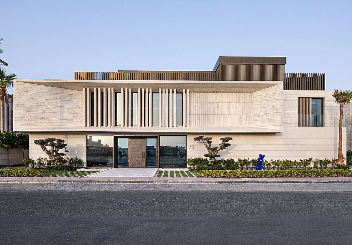 Bề mặt đá limestone tự nhiên đẹp sang trọng sau hoàn thiện