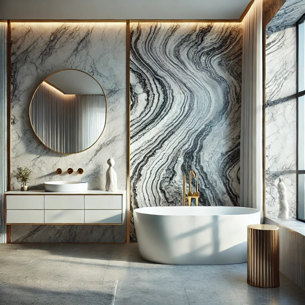 Mẫu đá marble tự nhiên đẹp sang trọng cho nội thất cao cấp