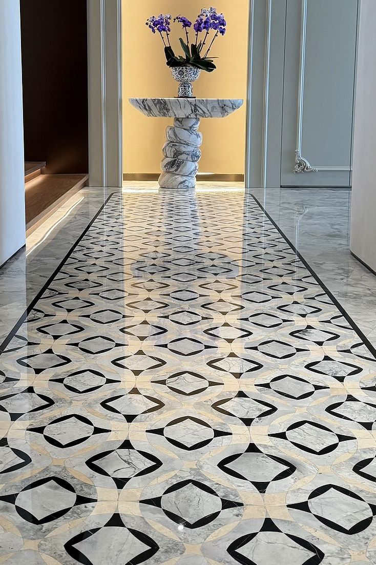 Kết hợp đá marble và granite cho biệt thự