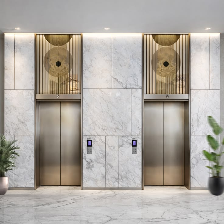 Mẫu đá thang máy cao cấp cho biệt thự khách sạn showroom văn phòng